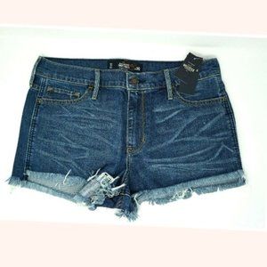 Hollister Women’s Cut Off Denim Jean Short-Shorts Size 30